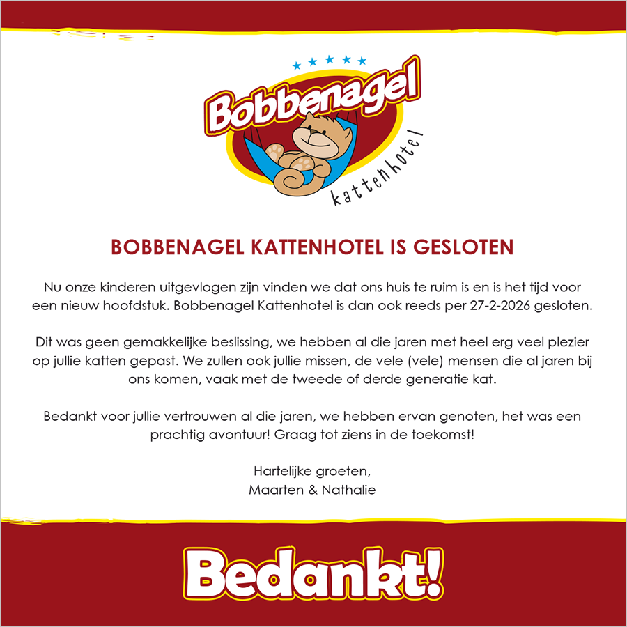 Bobbenagel popup website
